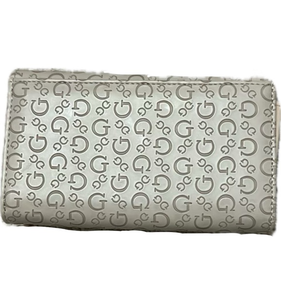 GUESS Cream Monogram Wallet - Picture 2 of 4